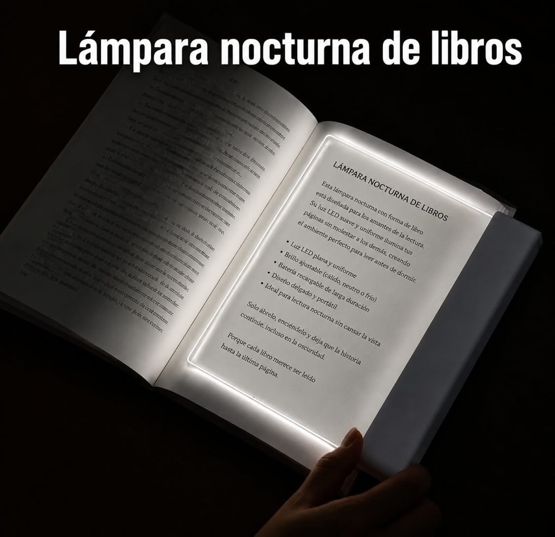Lampara Nocturna de Libros
